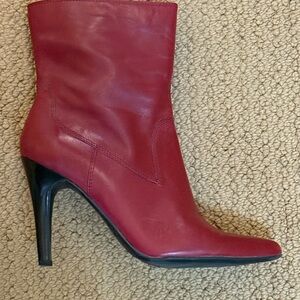 Nine West Crimson High Heeled Pointed Toe Ankle Boots